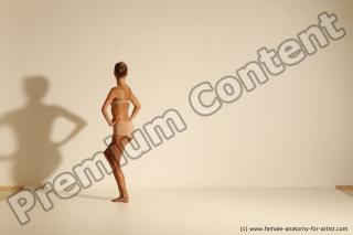 Modern aerobic reference poses of Kristyna