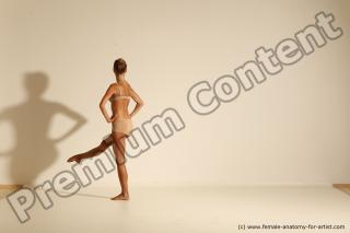 Modern aerobic reference poses of Kristyna