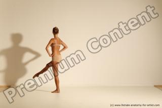 Modern aerobic reference poses of Kristyna