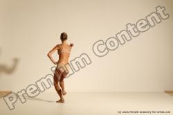 Modern aerobic reference poses of Kristyna