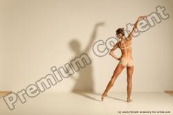 Modern aerobic reference poses of Kristyna