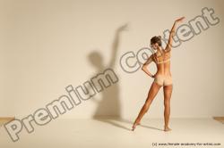 Modern aerobic reference poses of Kristyna