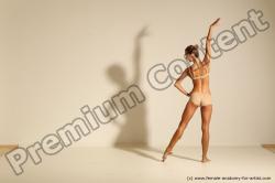 Modern aerobic reference poses of Kristyna