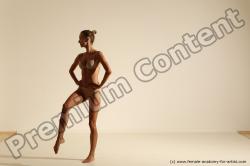 Modern aerobic reference poses of Kristyna