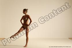 Modern aerobic reference poses of Kristyna