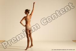 Modern aerobic reference poses of Kristyna