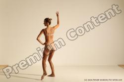 Modern aerobic reference poses of Kristyna