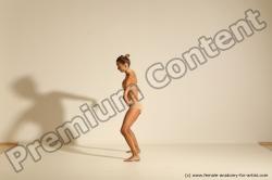 Modern aerobic reference poses of Kristyna