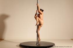 Poledance reference poses of Fannie