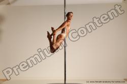 Poledance reference poses of Mercedes