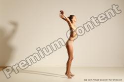 Modern aerobic reference poses of Kristyna