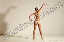 Modern aerobic reference poses of Kristyna