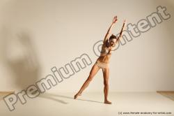 Modern aerobic reference poses of Kristyna