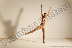 Modern aerobic reference poses of Kristyna