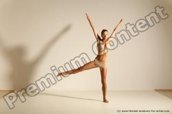 Modern aerobic reference poses of Kristyna