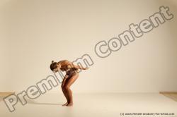 Modern aerobic reference poses of Kristyna