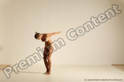 Modern aerobic reference poses of Kristyna