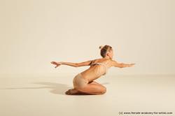 Modern dance poses of Kristyna