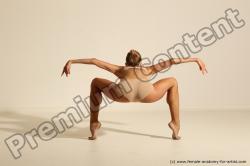 Modern dance poses of Kristyna