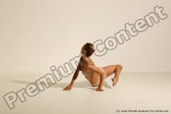 Modern dance poses of Kristyna