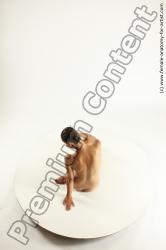 Nude Woman White Pregnant Multi angle poses Pinup