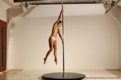 Poledance reference poses of Mercedes