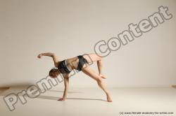 Modern dance poses of Rea