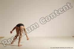 Modern dance poses of Rea