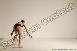 Modern dance poses of Rea