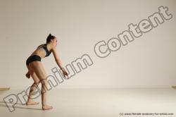 Modern dance poses of Rea