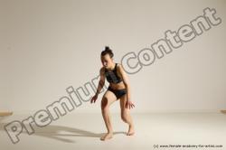 Modern dance poses of Rea