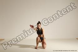 Modern dance poses of Rea