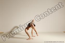 Modern dance poses of Rea