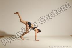 Modern dance poses of Rea