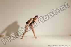 Modern dance poses of Rea