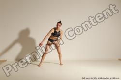 Modern dance poses of Rea