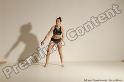 Modern dance poses of Rea