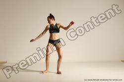 Modern dance poses of Rea