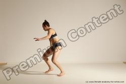 Modern dance poses of Rea