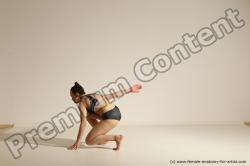 Modern dance poses of Rea