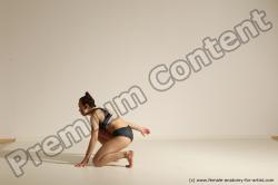 Modern dance poses of Rea