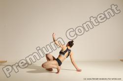 Modern dance poses of Rea