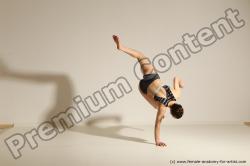 Modern dance poses of Rea