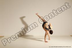 Modern dance poses of Rea