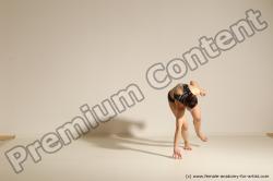 Modern dance poses of Rea