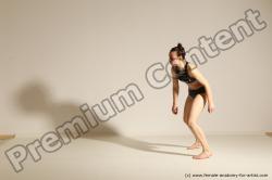 Modern dance poses of Rea