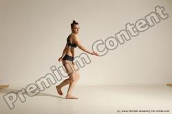 Modern dance poses of Rea