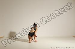 Modern dance poses of Rea