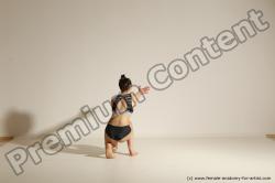 Modern dance poses of Rea