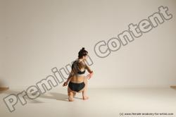 Modern dance poses of Rea